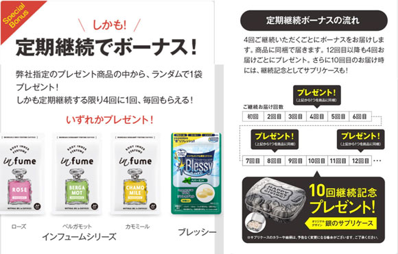 グッドナイト27000の無料特典